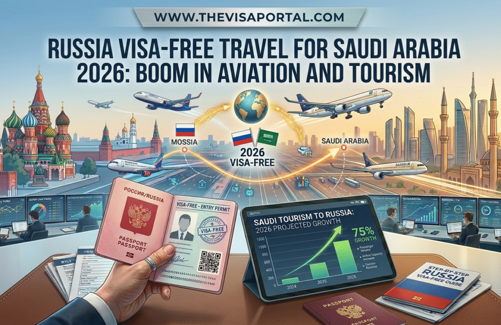 RUSSIA VISA-FREE TRAVEL FOR SAUDI ARABIA 2026: BOOM IN AVIATION AND TOURISM